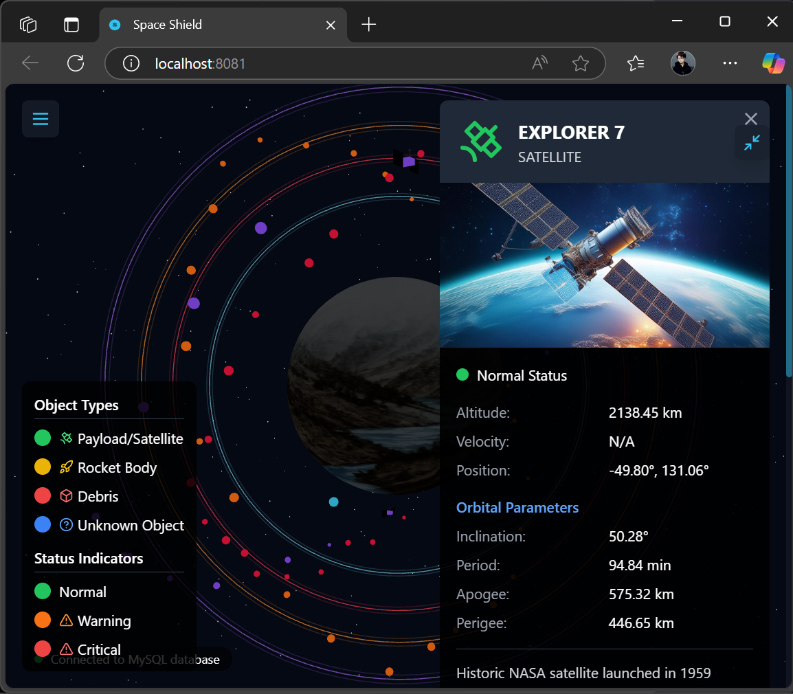 Space Debris Tracker